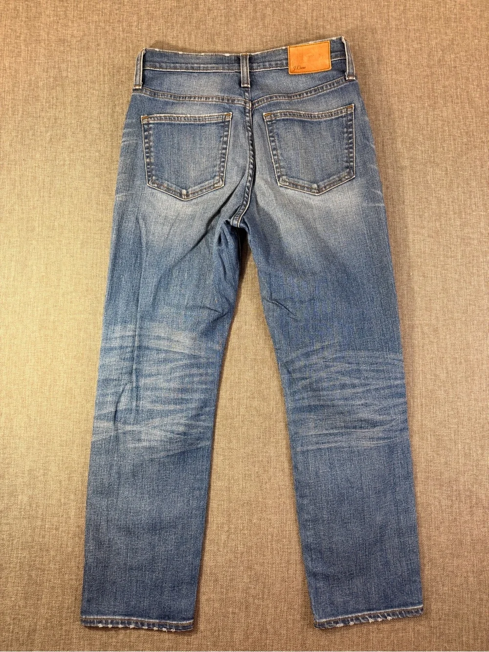 J. Crew Medium Blue Straight-Leg Jeans